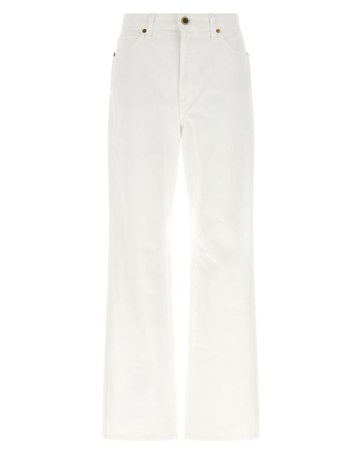 Khaite White 'danielle' Jeans