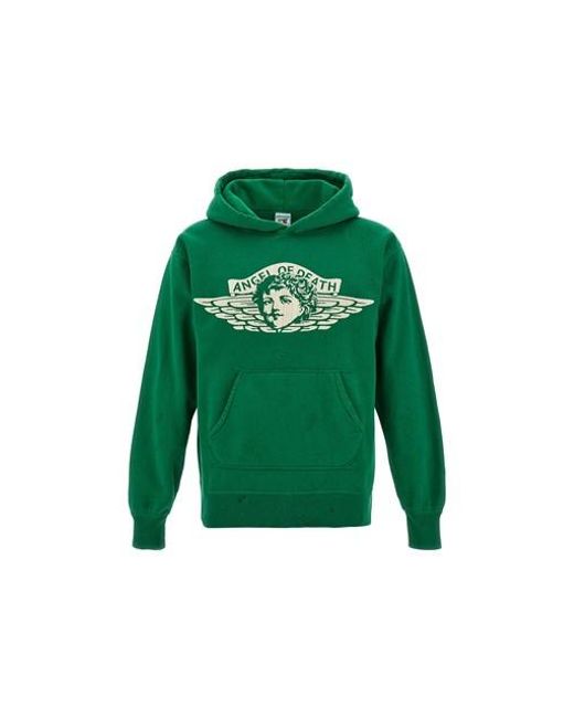 SAINT Mxxxxxx 'angel Of Death' Hoodie in Green for Men | Lyst
