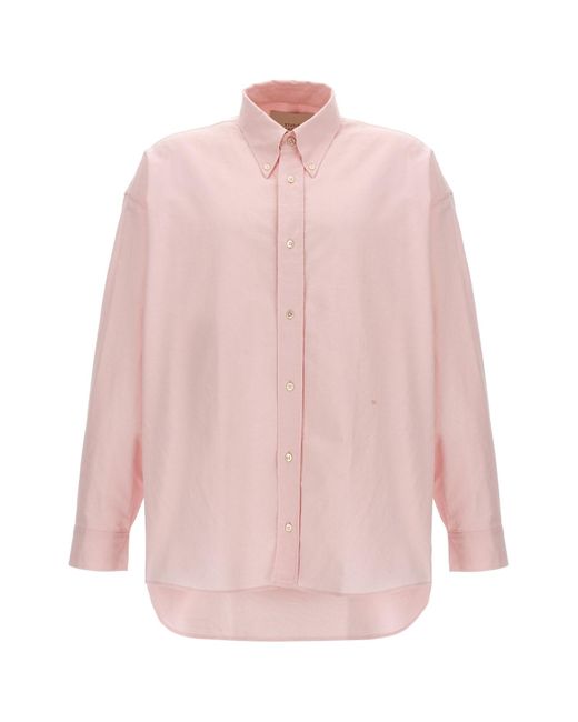 Studio Nicholson Oversize-Hemd in Pink für Herren
