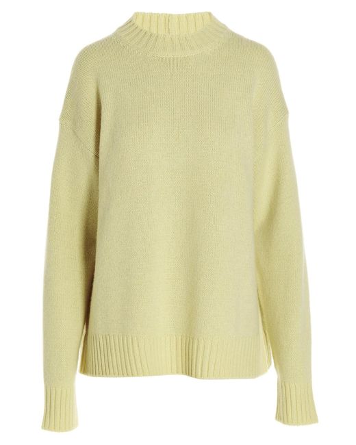 Jil Sander Yellow Crewneck Sweater