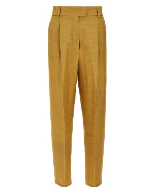 Max Mara Yellow 'Efedra' Pants