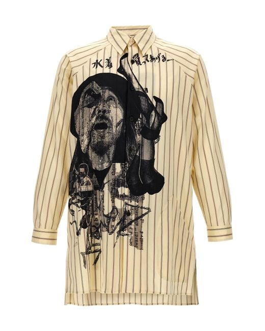 Yohji Yamamoto Metallic 'm-dadayohji' Shirt for men