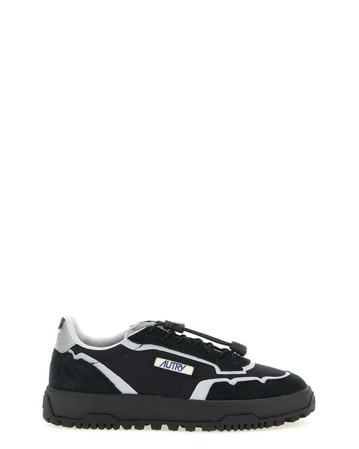 Autry Black 'wildpace Low' Sneakers for men