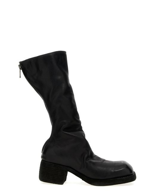 Guidi Black '9089' Ankle Boots