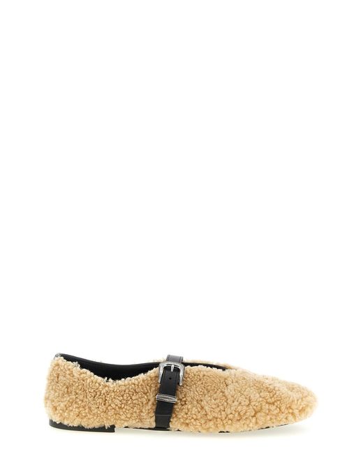 KATE CATE White 'jude' Ballet Flats