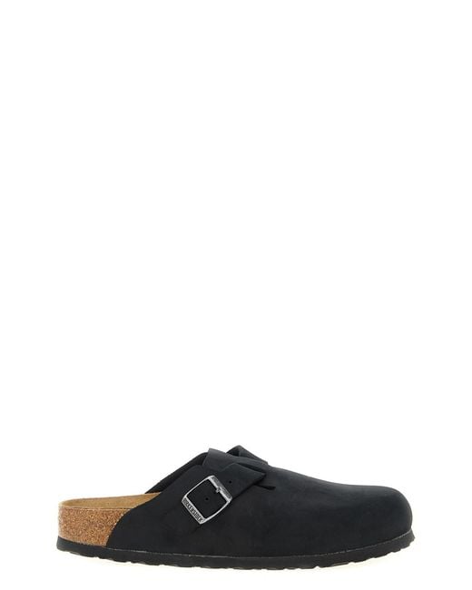 Birkenstock Black 'Boston' Sabots