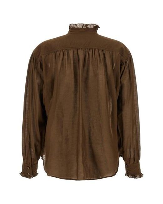 Top 'Pamias' di Isabel Marant in Brown