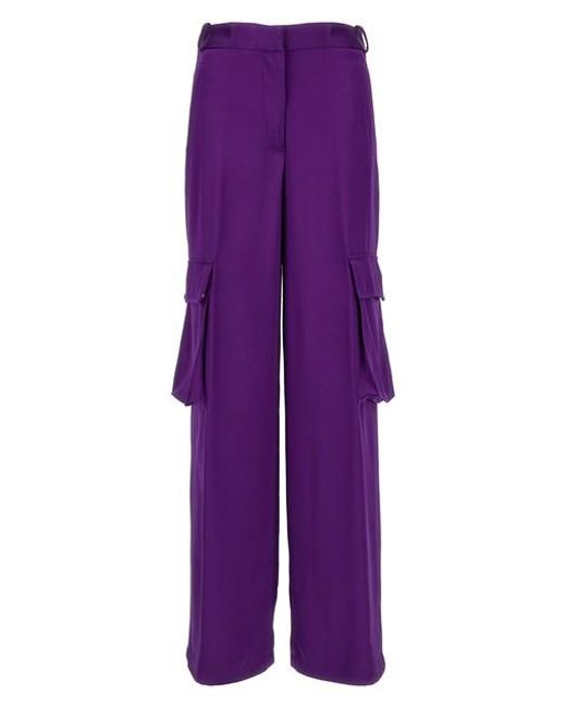 Pantalone Cargo di Versace in Purple