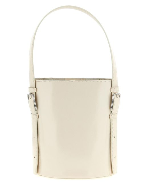 Coperni White 'ergonomic' Bucket Bag