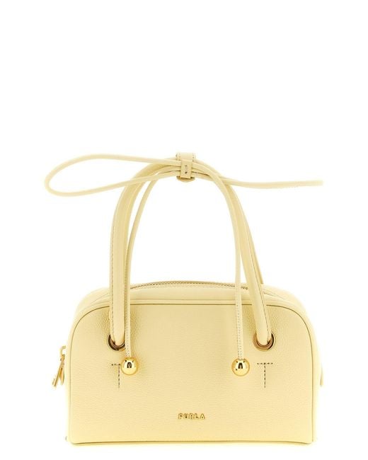 Furla Metallic ' Poppy S' Handbag