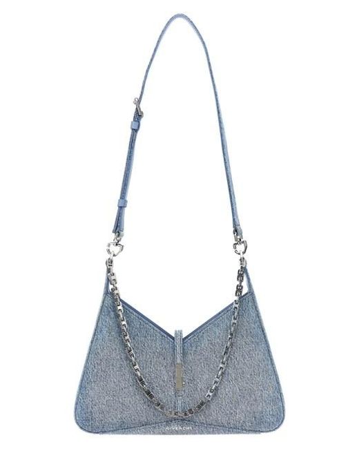 Givenchy Blue Small 'cut Out' Shoulder Bag