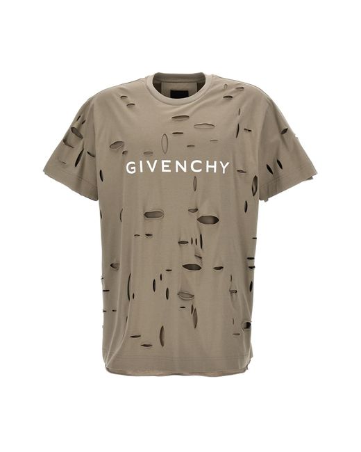 Givenchy Logo T-Shirt in Multicolor für Herren