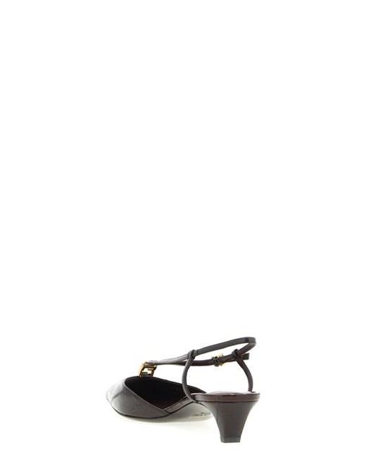 Slingback Ffold' di Fendi in Black