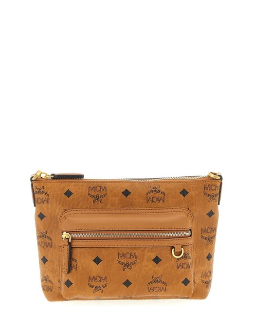 MCM Brown 'viestos' Small Crossbody Bag