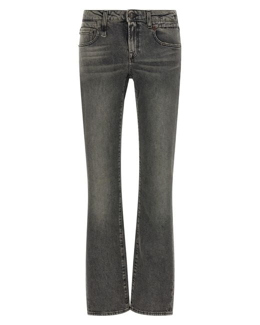 R13 Gray 'tobi Boy' Jeans