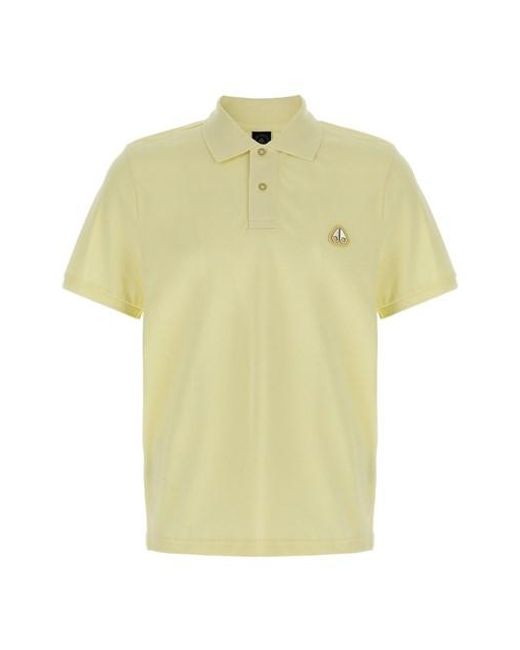 Polo 'Everett' di Moose Knuckles in Yellow da Uomo