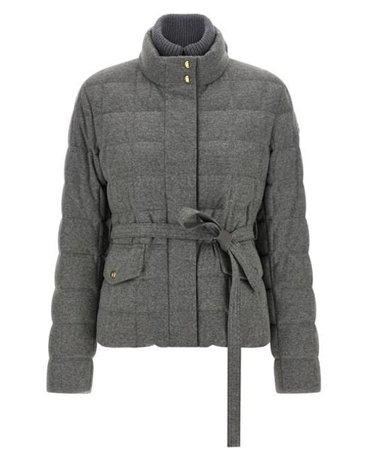 Moncler Gray 'Bussettes' Down Jacket