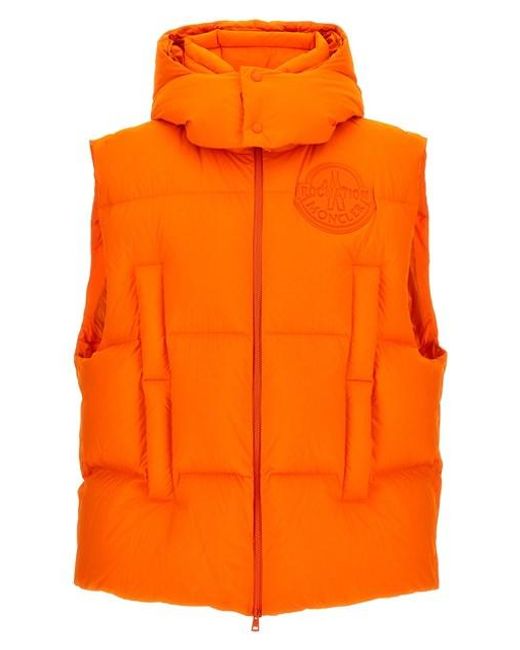 Moncler Genius Orange Roc Nation By Jay-z 'apus' Vest for men