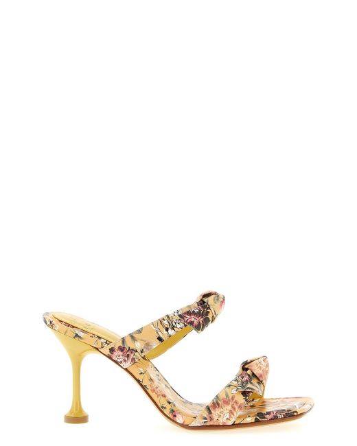 Alexandre Birman Metallic 'clarita' Sandals A.birman X Agua By Agua Bendita