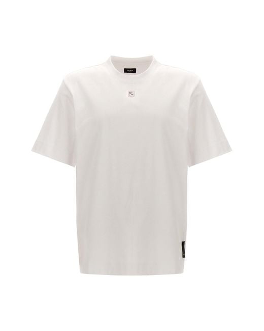 Fendi White T-Shirts And Polos for men