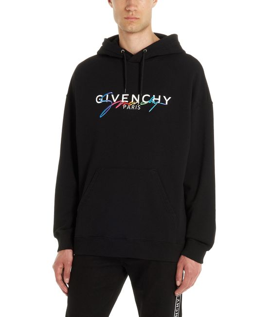 Givenchy Black 'capsule Rainbow' Hoodie for men
