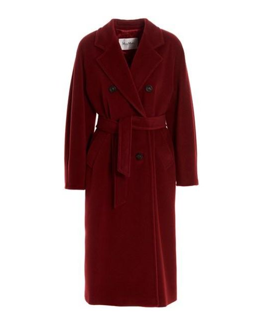 Max Mara '101801 Icon Special Edition' Coat in Red Lyst