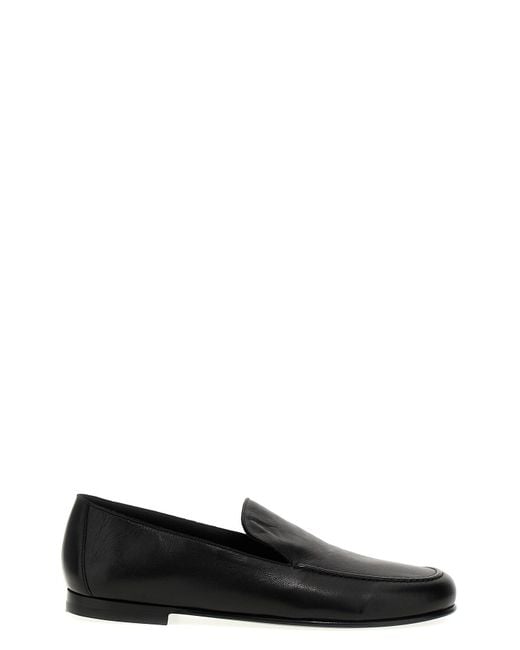 The Row Black Loafers "Colette"
