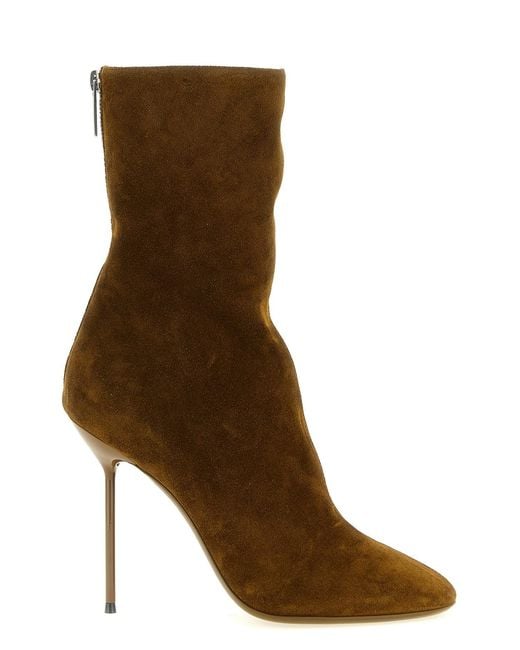 Paris Texas Brown 'lidia' Ankle Boots