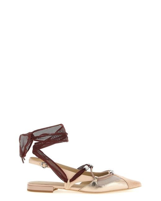 Pinko White 'gianira 30' Slingback