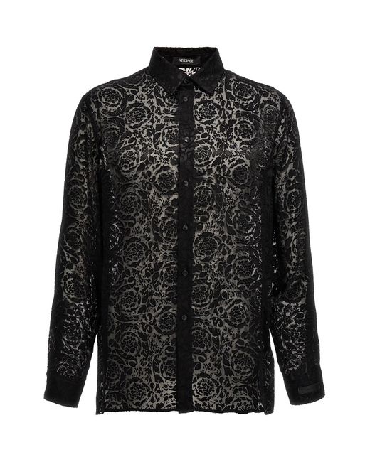 Versace Hemd "Evening" in Black für Herren