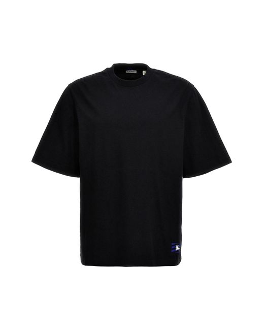 Burberry Black 'jer For 77' T-shirt for men