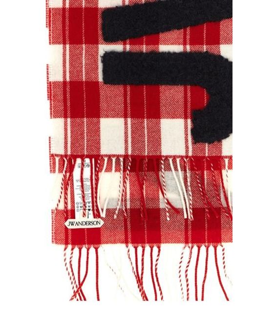 Sciarpa 'Checkered Logo' di J.W. Anderson da Uomo