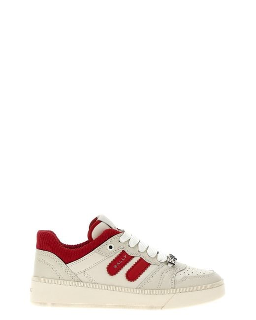 Bally Red 'royalty' Sneakers for men