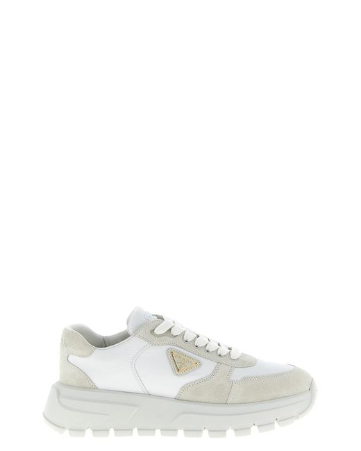 Prada White 'prax 01' Sneakers