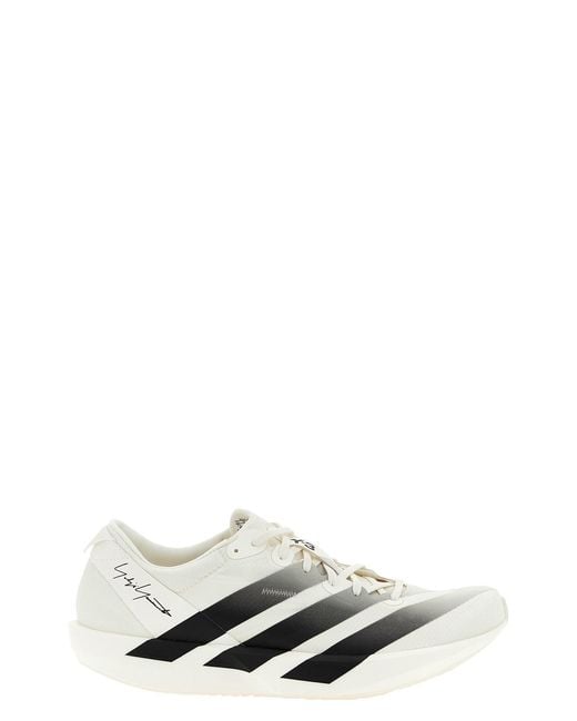Y-3 White ' Adios 9' Sneakers for men
