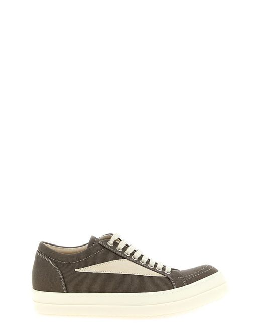 Rick Owens White 'vintage Sneaks' Sneakers for men