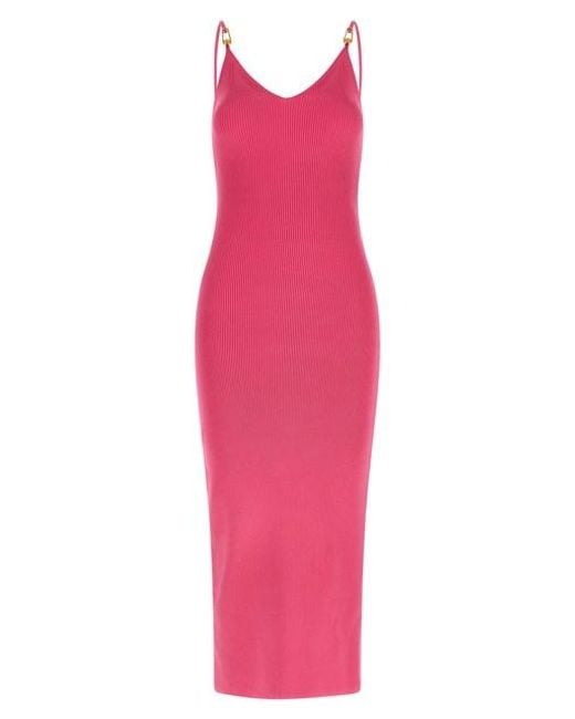 Versace Pink 'Knit' Dress