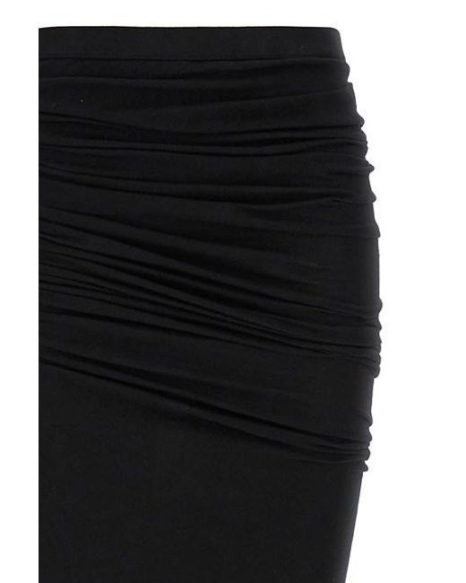 Gonna 'Soft Edfu' di Rick Owens in Black
