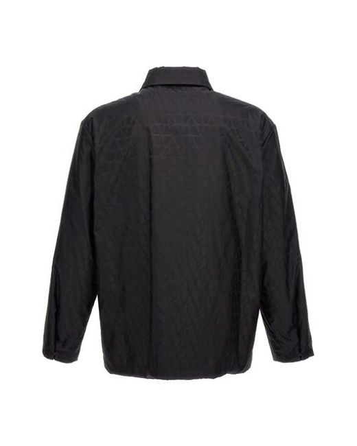Giacca reversibile 'Toile Iconographe' di Valentino Garavani in Blue da Uomo