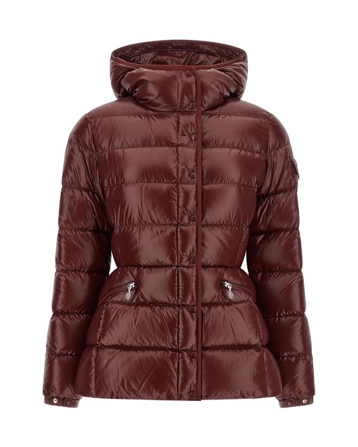 Moncler Red 'barante' Down Jacket