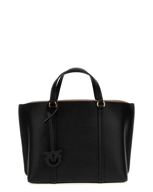 Pinko Black 'carrie' Shopping Bag