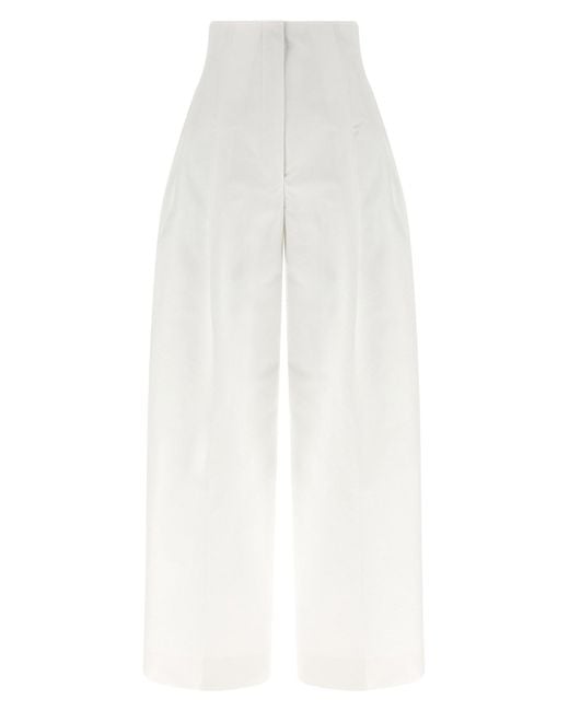 Jacquemus White 'Le Pantalon Souro' Pants