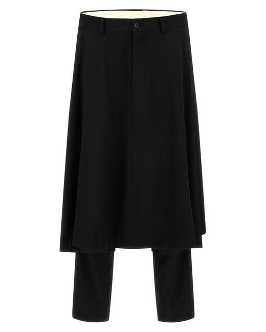 Comme des Garçons Black Hybrid Pants for men