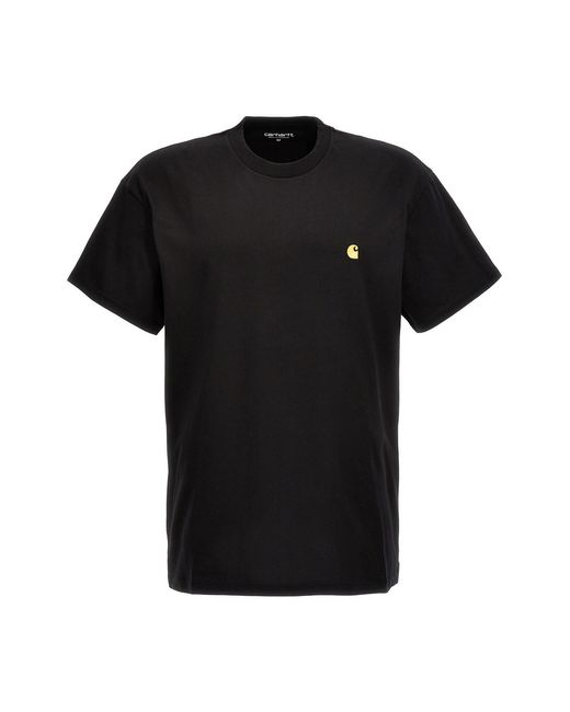 Carhartt Black 'chase' T-shirt for men