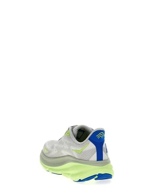Sneaker 'Clifton 9' di Hoka One One in Green da Uomo