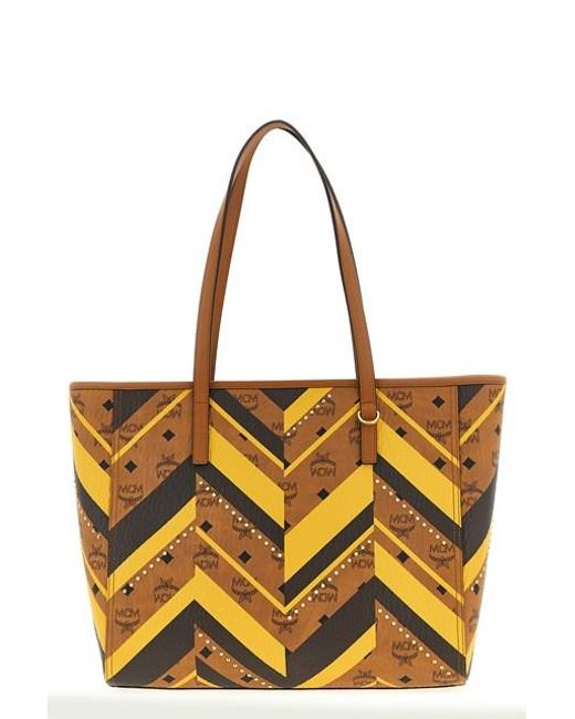 MCM Metallic Medium 'toni' Shopping Bag