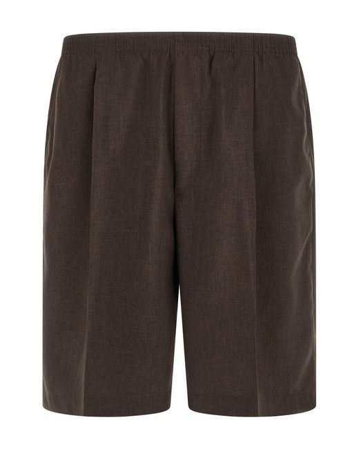 Cellar Door Gray 'arno' Bermuda Shorts for men