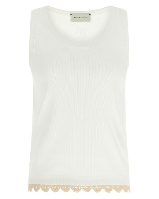 Magda Butrym White 'pf 25 Top 01' Top