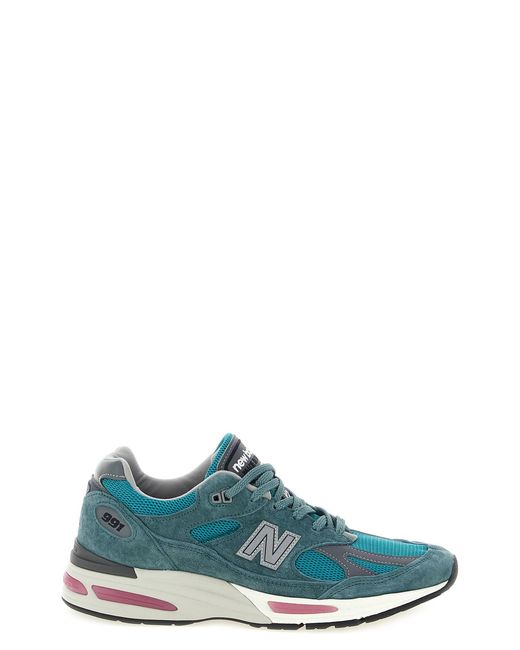 New Balance Green 'made In Uk 991v2' Sneakers for men