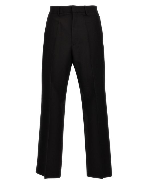 Valentino Garavani Black Wool Pants for men